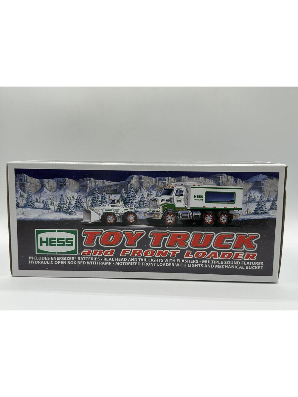 Vintage 2008 Hess Toy Truck & Front Loader- Multiple Sound Features - New in Box